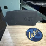 Vw MK1 Rabbit Gti Steering Wheel Style Blank Black Oem Genuine. Fixed Price $79.75.