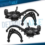 Front Steering Knuckles Hub Bearings Upper Control Arms Kit For Fusion Mkz Milan. Fixed Price $283.61.