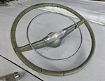 1953-1954 Oldsmobile Super 88 98 Deluxe Power Steering Wheel Horn Emblem. Fixed Price $209.00.