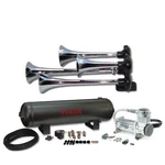 Loud Quad Trumpet Truck Train Horn With Viair 400C 150PSI 2.5G Tank Kit. Fixed Price $558.99.
