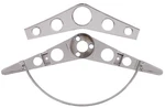 1959 1960 Impala Chrome Outer & Inner Shroud Horn Ring Set# 58C-3626 59C-3627*. Fixed Price $115.00.