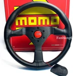 Momo Montecarlo Leather Thickened Spoke Steering Wheel-red MCL35AL3B -350MM 14IN. Fixed Price $74.99.