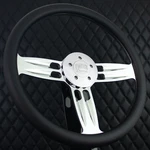 Forever Sharp 18" Steering Wheel Big Rig Black Vinyl Ken W900 & Pete 320-389 T04. Fixed Price $208.00.