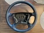 Mercedes R230 SL500 W209 CLK500 Steering Wheel Leather 460 05 03. Fixed Price $70.00.