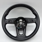 17-19 Audi A4 Steering Wheel Black Leather Heated 8W0419091K. Fixed Price $140.00.