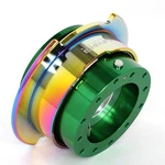 Nrg Aluminum Steering Wheel Quick Release Kit Gen 2.5 Green Body/neo Chrome. Fixed Price $156.00.