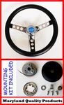 Grant Black Steering Wheel 13 1/2" Fits 64-65 Chevelle Camino Pick Up. Fixed Price $119.92.