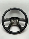 Gm 2003-07 Silverado Tahoe Sierra Yukon Ebony Black Leather Steering Wheel Oem. Fixed Price $34.99.