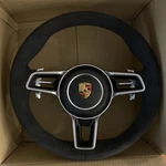 Oem Genuine Porsche Alcantara Steering Wheel 991.2 718 991.1 997.2 981 987.2. Fixed Price $1250.00.