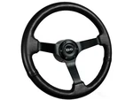 1969-89 Chevy Camaro, Nova Vsw S6 Black Leather Steering Wheel Kit, Silver Ss. Fixed Price $272.79.