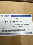 Ford #BA1Z-3600-FA Charcoal Leather W/lt Wood Steering Wheel 2011-12 Lincoln Mkx. Fixed Price $300.00.