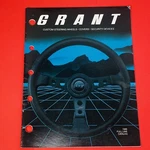 Grant Custom Steering Wheels Catalog 1989 Full Line Vtg. Fixed Price $48.99.