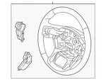 Genuine Ford Steering Wheel HC3Z-3600-KA. Fixed Price $380.70.