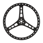 Joes Racing Products 13536-B 16" Flat Steering Wheel Black Lightweight Profile. Fixed Price $122.93.