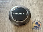Triumph TR6 Horn Button Emblem Center Cap Steering Wheel Lucas. Fixed Price $40.00.