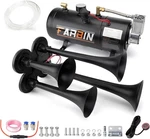 Farbin 178DB 4 Trumpet Horns Train Kit 0.8 Gal 12V Black Air. Fixed Price $190.98.