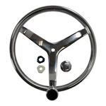 Schmitt Marine 7161321FGK-R, Steering Wheel 1/2'' W/ Knob & Center Nut. Fixed Price $184.99.