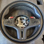 2020-2024 Bmw X5M F95 Sports Steering Wheel W/ Heat Shifter Oem *note*. Fixed Price $390.00.