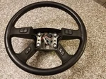 Oem Black Leather Steering Wheel Silverado Chevy Gmc. Fixed Price $299.98.