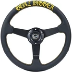 Nrg RST-037MB-PR-GD Reinforced Goal Digger Leather Steering Wheel. Fixed Price $214.50.