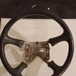 1998-2002 Chevy Silverado, Gmc Sierra, Steering Wheel Oem Gray Leather Wrapped. Fixed Price $55.00.