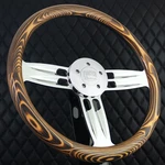 Forever Sharp 18" Steering Wheel Big Rig Pine Wood Kenworth Peterbilt 2014+ T03. Fixed Price $248.00.