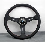 Nardi Classic Steering Wheel 340 Mm Black Perforated Leather With Red Stitching. Fixed Price $591.70.