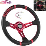 Aluminum Pvc 14" Rastp Deep Dish Drifting Sport Steering Wheel W/horn Button. Fixed Price $36.99.