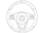 Genuine Mercedes-benz Steering Wheel 000-460-58-09-9E38. Fixed Price $2507.50.