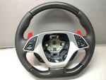 2019 C7 Corvette ZR1 Carbon Steering Wheel Red Stitching 84452662. Fixed Price $1400.00.