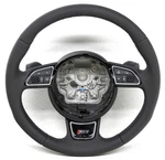Oem For Audi RS7 4G8419091BNOQ Black Leather With Gray Stitching Steering Wheel. Fixed Price $306.71.