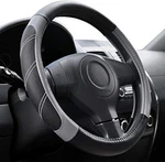 Elantrip Leather Large Steering Wheel Cover 15 1/2 To 16 Inch Soft Grip. Fixed Price $14.53.
