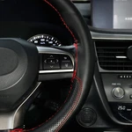 2022 Car Hand Sew Leather W/ Needle & Thread Red Wrap Auto Steering Wheel Cover. Fixed Price $11.79.