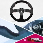 Nrg ST-012R-S Car/auto 320MM 6-BOLTS Aluminum Spokes Leather Grip Steering Wheel. Fixed Price $124.20.