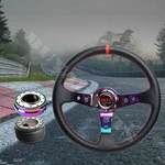 Neo Chrome Deep Dish Steering Wheel Hub Quick Release Kit For Honda Civic 92-95. Fixed Price $91.99.