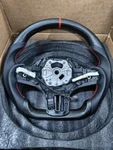 Carbon Fiber Steering Wheel With Heated For Bmw G30 X3 X4 X7 M5 M8 X5M X6M. Fixed Price $428.00.