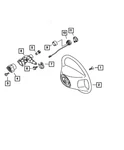 Genuine Mopar Ignition Key Cylinder Trim Ring YA96XDVAA. Fixed Price $34.88.