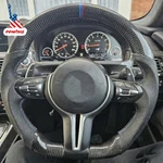 Black For Bmw Sports M2 M3 M4 F80 F15 F30 Real Carbon Fiber Steering Wheel. Fixed Price $266.63.