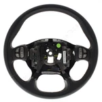 Gm Oem Blemished 1619729 Black Leather Steering Wheel For 2001-05 Bonneville. Fixed Price $179.85.