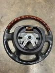 2003-2005 Lincoln Navigator Steering Wheel Black Leather & Woodgrain Oem 72512. Fixed Price $108.00.