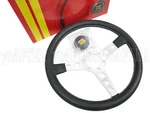 Momo Classic Steering Wheel Heritage Prototipo (350MM / Leather Silver Spoke). Fixed Price $299.00.
