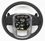 Oem Steering Wheel For Gmc Sierra 1500 Brown Leather 87821718. Fixed Price $230.00.