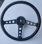 1974-1982 Mustang 3 Spoke Steering Wheel Black Leather Oem Ford #2 Nice. Fixed Price $299.99.