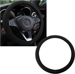 Car Elastic Stretch Steering Wheel Cover, Soft Microfiber Breathab Size: Black. Fixed Price $12.99.
