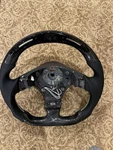 Maserati Gt Steering Wheel Black Leather Carbon Fiber Immaculate Condition. Fixed Price $580.00.
