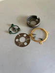 Jeep Wrangler Cj/yj 76-95 Steering Wheel Horn Button Pad Mount W/hardware/bolts. Fixed Price $45.00.