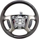 Steering Wheel Cocoa Leather W/ Woodgrain 2013-14 Gmc Acadia 22833218. Fixed Price $97.55.