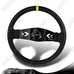 Nrg RST-022R-Y 350MM Black Leather With Yellow Strip 2-SPOKE 14" Steering Wheel. Fixed Price $160.00.