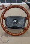 Mercedes Wood Steering Wheel W123 R107 W124 W116 W201 Zebrano. Fixed Price $825.00.