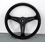 Nardi Steering Wheel Deep Dish Corn 350 Mm Black Suede Leather Type Horn. Fixed Price $475.66.